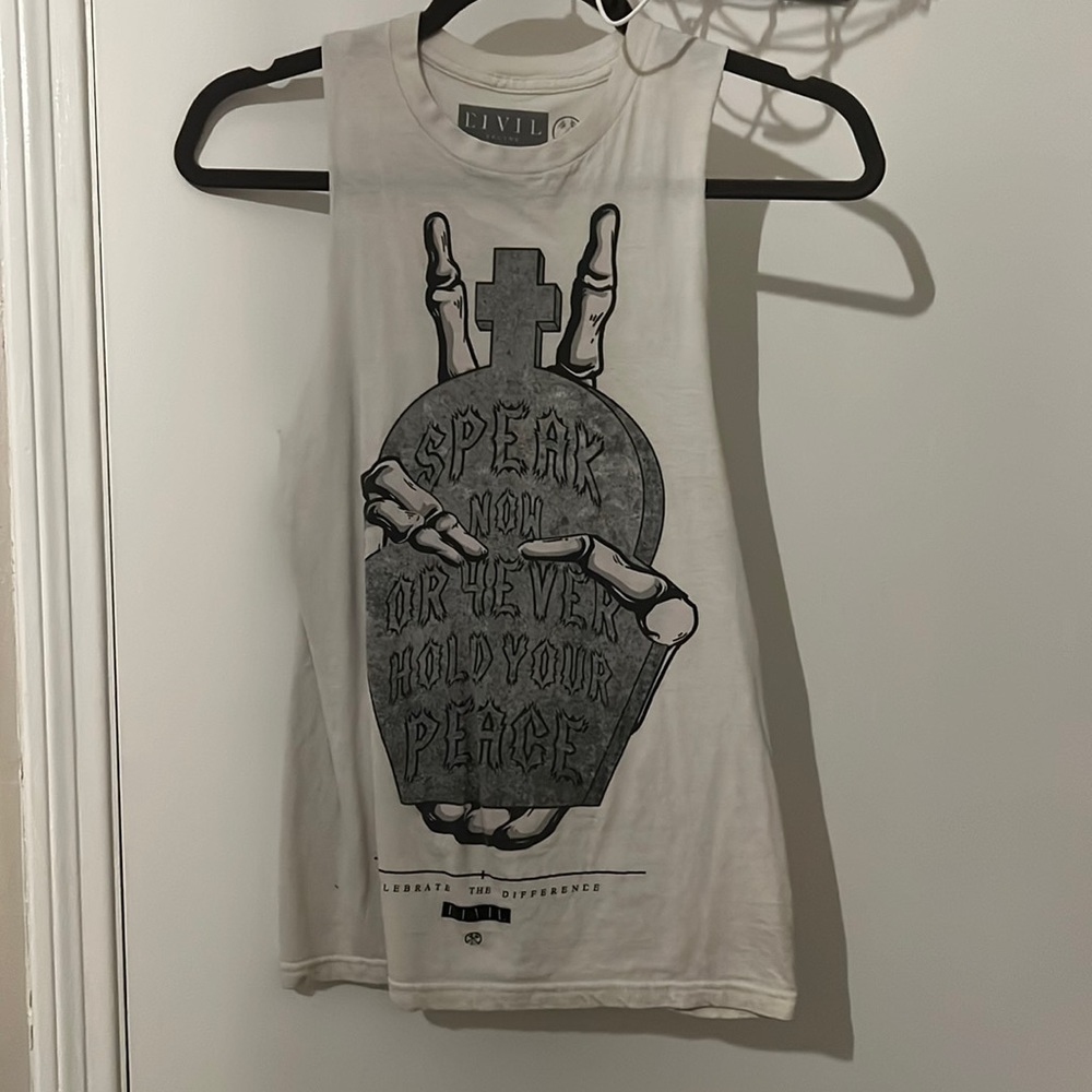 Civil Sleeveless Graphic Tank Womens